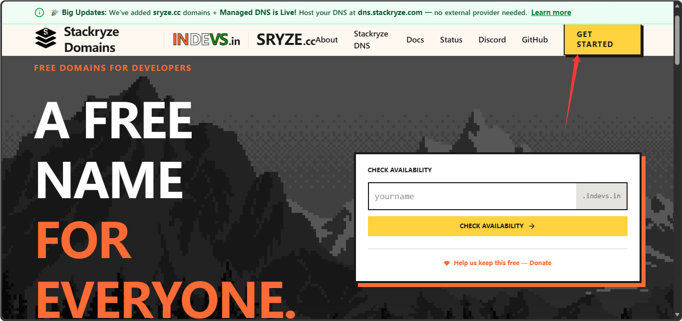 stackryze域名注册 可用Cloudflare托管